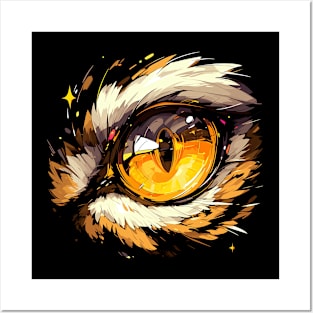 tiger eye Posters and Art